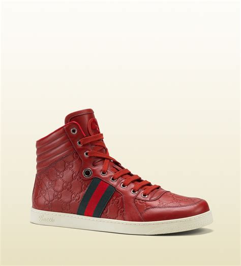 red gucci tennis shoes|all red gucci shoes.